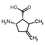 CAS#: 752199-36-3， (1R,5S)-5-Amino-2-methyl-3-methylenecyclopentanecarboxylic acid