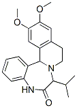 CAS#: 75230-92-1， 12,13-Dimethoxy-7-Isopropyl-5,9,10,14B-Tetrahydroisoquino(2,1-d)(1,4)Benzodiazepin-6(7H)-One