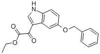 结构式 CAS# 75238-44-7, 5-苄氧基吲哚-3-乙醛酸乙酯