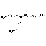 CAS#: 75267-98-0， 1,1,2-Tri[(2E)-2-buten-1-yl]hydrazine