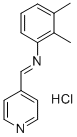 CAS 登录号：75273-86-8， N-(2,3-二甲基苯基)-1-吡啶-4-基甲烷亚胺盐酸盐