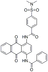 CAS#: 75299-82-0， N-[4-(Benzoylamino)-9,10-Dioxoanthracen-1-Yl]-4-(Dimethylsulfamoyl)Benzamide