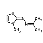 CAS#: 753011-53-9， (2E)-2-(Isopropylidenehydrazono)-3-methyl-2,3-dihydro-1,3-thiazole
