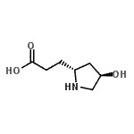 CAS#: 753014-19-6， 3-[(2R,4R)-4-Hydroxy-2-pyrrolidinyl]propanoic acid