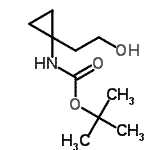 CAS#: 753023-57-3， tert-butyl N-[1-(2-hydroxyethyl)cyclopropyl]carbamate