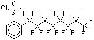 CAS#: 753025-21-7， 4-Perfluorooctylphenyltrichlorosilane