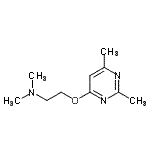 CAS#: 753398-87-7， 2-[(2,6-Dimethyl-4-pyrimidinyl)oxy]-N,N-dimethylethanamine