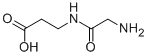 structure of CAS# 7536-21-2, 3-[(2-Amino-1-oxoethyl)amino]propanoic acid;3-[(2-Amino-1-Oxoethyl)Amino]Propanoic Acid;3-(Glycylamino)Propionic Acid;3-(2-Aminoethanoylamino)Propanoic Acid