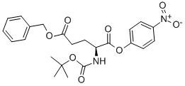 CAS#: 7536-59-6， 5-O-Benzyl 1-O-(4-nitrophenyl) (2S)-2-[(2-methylpropan-2-yl)oxycarbonylamino]pentanedioate