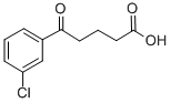 structure of CAS# 75381-46-3, 5-(3-Chlorophenyl)-5-Oxovaleric Acid;5-(3-CHLOROPHENYL)-5-OXOVALERIC ACID