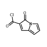 CAS#: 75413-08-0， 3-Oxo-3H-pyrrolizine-2-carbonyl chloride