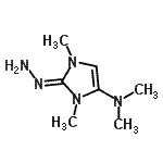 CAS#: 754201-40-6， (2E)-2-Hydrazono-N,N,1,3-tetramethyl-2,3-dihydro-1H-imidazol-4-amine