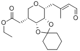 CAS#: 75452-43-6， (E)-5,9-Anhydro-6,7-O-Cyclohexylidene-2,3,4,8-Tetradeoxy-8-C-(Ethoxycarbonyl)Methyl-3-Methyl-D-Allo-Non-2-Enal