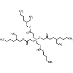 CAS#: 75457-52-2， 2-Ethylhexyl 4-(3-butoxy-3-oxopropyl)-10-ethyl-4-({2-[(2-ethylhexyl)oxy]-2-oxoethyl}sulfanyl)-7-oxo-8-oxa-3,5-dithia-4-stannatetradecan-1-oate