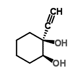 CAS#: 75476-41-4， (1S,2S)-1-Ethynyl-1,2-cyclohexanediol
