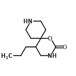 CAS 登录号：754919-99-8， 5-丙基-1-氧杂-3,9-二氮杂螺[5.5]十一烷-2-酮