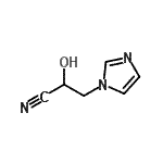 CAS#: 754942-44-4， 2-Hydroxy-3-(1H-imidazol-1-yl)propanenitrile