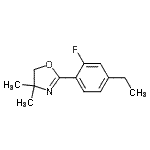 CAS#: 755014-07-4， 2-(4-Ethyl-2-fluorophenyl)-4,4-dimethyl-4,5-dihydro-1,3-oxazole