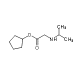 CAS#: 75549-90-5， Cyclopentyl N-isopropylglycinate