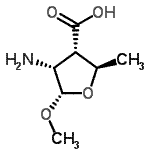 CAS#: 755742-83-7， Methyl 2-amino-3-carboxy-2,3,5-trideoxy-alpha-D-ribofuranoside