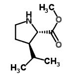 CAS 登录号：755743-23-8， 甲基(3R)-3-异丙基-L-脯氨酸酯
