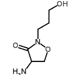CAS#: 755750-44-8， 4-Amino-2-(3-hydroxypropyl)-1,2-oxazolidin-3-one