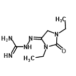 CAS#: 755751-42-9， (2Z)-2-(1,3-Diethyl-2-oxo-4-imidazolidinylidene)hydrazinecarboximidamide