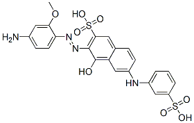 CAS#: 75627-19-9， 3-[(4-Amino-2-Methoxyphenyl)Azo]-4-Hydroxy-6-[(3-Sulfophenyl)Amino]-2-Naphthalenesulfonic Acid