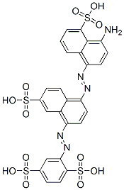 CAS#: 75627-28-0， 2-[[4-[(4-Amino-5-Sulfo-1-Naphthalenyl)Azo]-7-Sulfo-1-Naphthalenyl]Azo]-1,4-Benzenedisulfonic Acid
