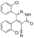 CAS#: 75643-44-6, 5,6-Bis(2-Chlorophenyl)-2,3-Dihydro-3-Oxo-4-Pyridazinecarbonitrile