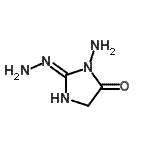 CAS#: 756458-56-7， (2E)-3-amino-2-hydrazinylidene-imidazolidin-4-one
