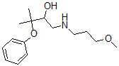 CAS#: 7565-17-5， 1-(3-Methoxypropylamino)-3-methyl-3-(phenoxy)butan-2-ol