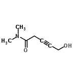 CAS#: 756500-19-3， 5-Hydroxy-N,N-dimethyl-3-pentynamide