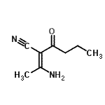 CAS#: 756531-30-3， (2Z)-2-(1-Aminoethylidene)-3-oxohexanenitrile
