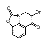 CAS#: 75655-13-9， 5-Bromo-4H-[1,3]oxazolo[5,4,3-ij]quinoline-2,6(5H)-dione