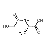 CAS#: 756792-36-6， N-[(Hydroxymethyl)(oxido)phosphoranyl]-L-alanine
