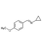 CAS#: 756845-65-5， (E)-N-Cyclopropyl-1-(4-methoxyphenyl)methanimine