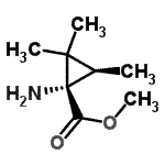 CAS#: 757156-85-7， Methyl (1S,3R)-1-amino-2,2,3-trimethylcyclopropanecarboxylate