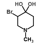 CAS#: 757161-01-6， 3-Bromo-1-methyl-4,4-piperidinediol