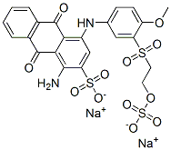 CAS#: 75722-29-1， Disodium 1-Amino-4-[[4-Methoxy-3-(2-Sulfonatooxyethylsulfonyl)Phenyl]Amino]-9,10-Dioxoanthracene-2-Sulfonate