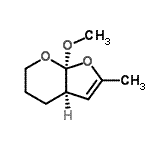 CAS#: 757231-86-0， (3aR,7aR)-7a-Methoxy-2-methyl-3a,5,6,7a-tetrahydro-4H-furo[2,3-b]pyran