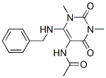 CAS#: 75724-43-5， N-[1,2,3,4-Tetrahydro-1,3-Dimethyl-2,4-Dioxo-6-[Benzylamino]-Pyrimidin-5-Yl]-Acetamide