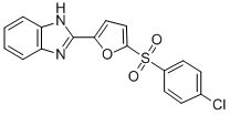 CAS#: 75745-84-5， 2-[5-(4-Chlorophenyl)Sulfonylfuran-2-Yl]-1H-Benzimidazole