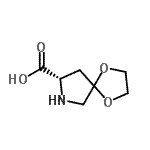 CAS#: 75776-51-1， (8S)-1,4-Dioxa-7-azaspiro[4.4]nonane-8-carboxylic acid