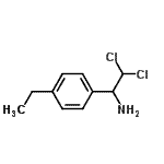 CAS#: 757893-51-9， 2,2-Dichloro-1-(4-ethylphenyl)ethanamine