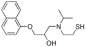 CAS#: 75790-56-6， 1-Naphthalen-1-Yloxy-3-(2-Sulfanylethylamino)Propan-2-Ol