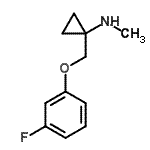 CAS#: 757934-12-6， 1-[(3-Fluorophenoxy)methyl]-N-methylcyclopropanamine