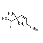 CAS#: 757934-69-3， (3Z)-2-Amino-5-cyano-2-methyl-3-pentenoic acid