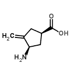 CAS#: 757942-73-7， (1R,3R)-3-Amino-4-methylenecyclopentanecarboxylic acid