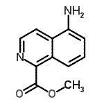 CAS#: 75795-42-5， Methyl 5-amino-1-isoquinolinecarboxylate